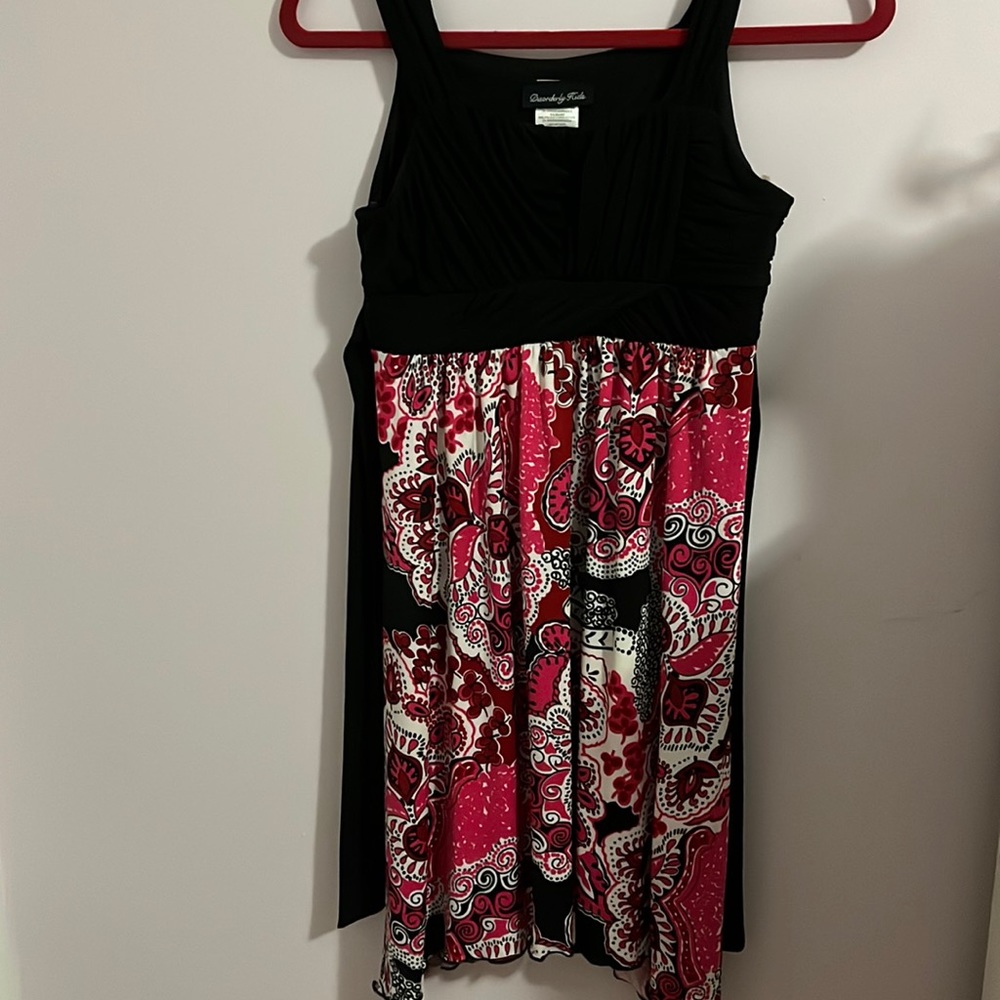 Hi-low sleeveless dress